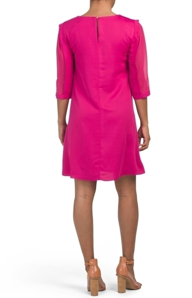 Alton Gray Three Quarter Sleeve Dress - Picture 4 of 16